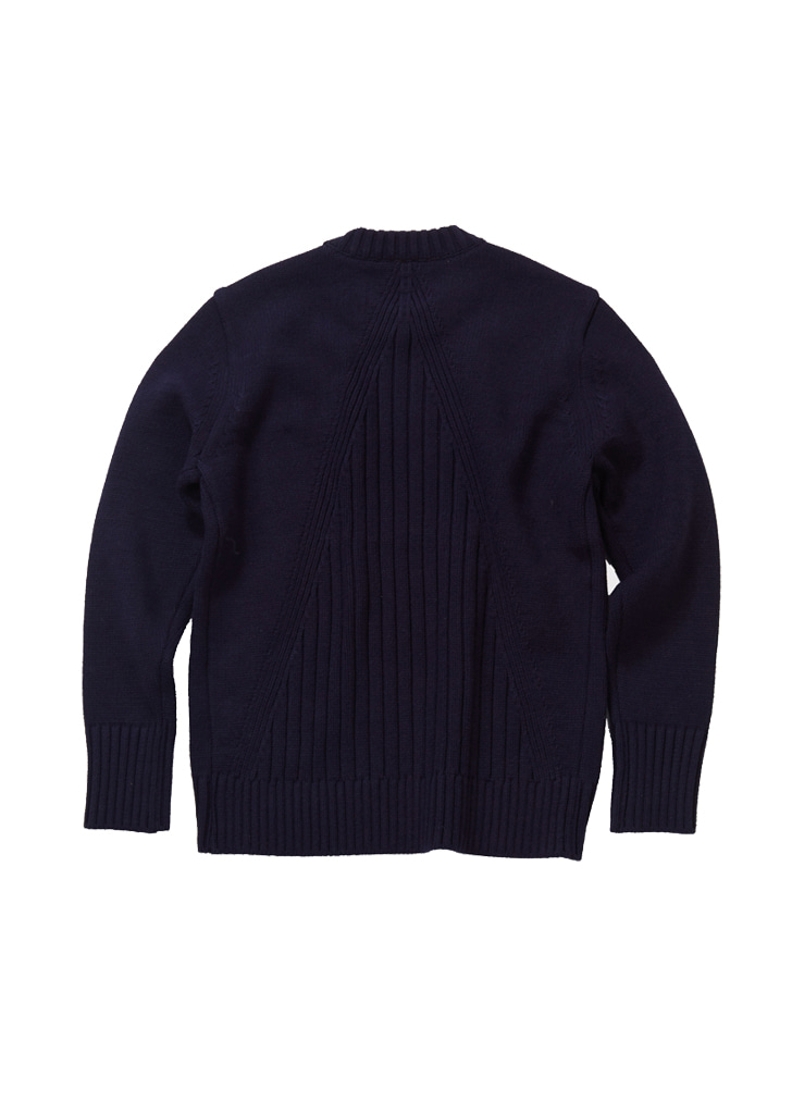 #8 BACK TRIANGLE PULLOVER [NAVY]